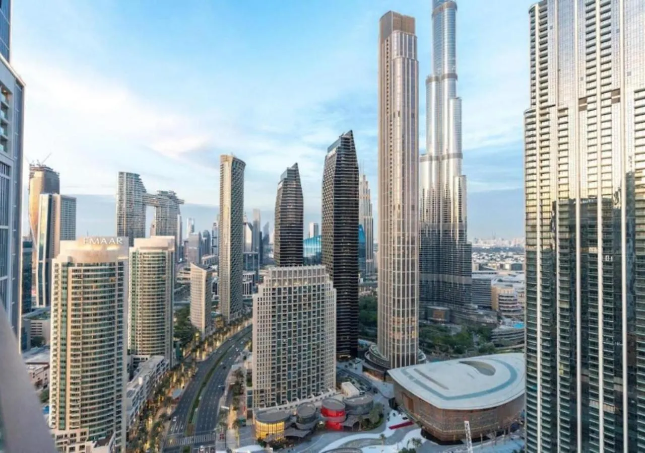 Apartment High-Floor 2 Bedroom Premium Apt And Burj Khalifa Views By Vibel Dubai