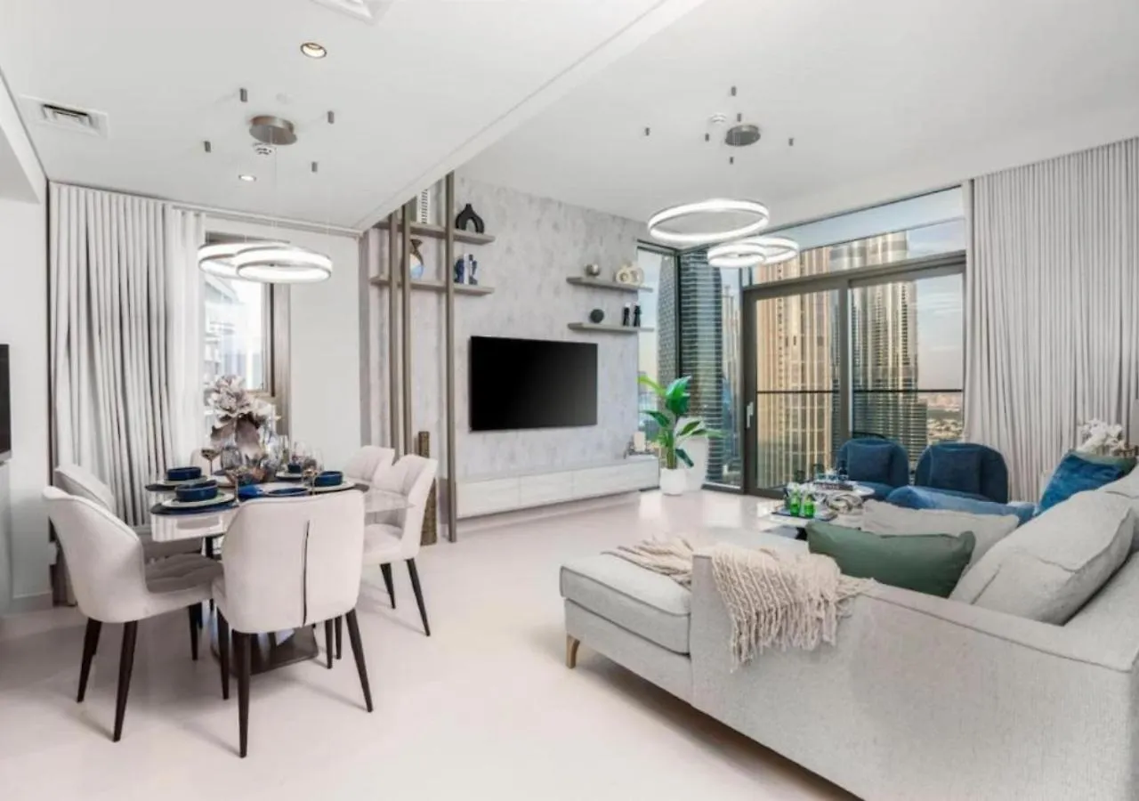 High-Floor 2 Bedroom Premium Apt And Burj Khalifa Views By Vibel Dubai